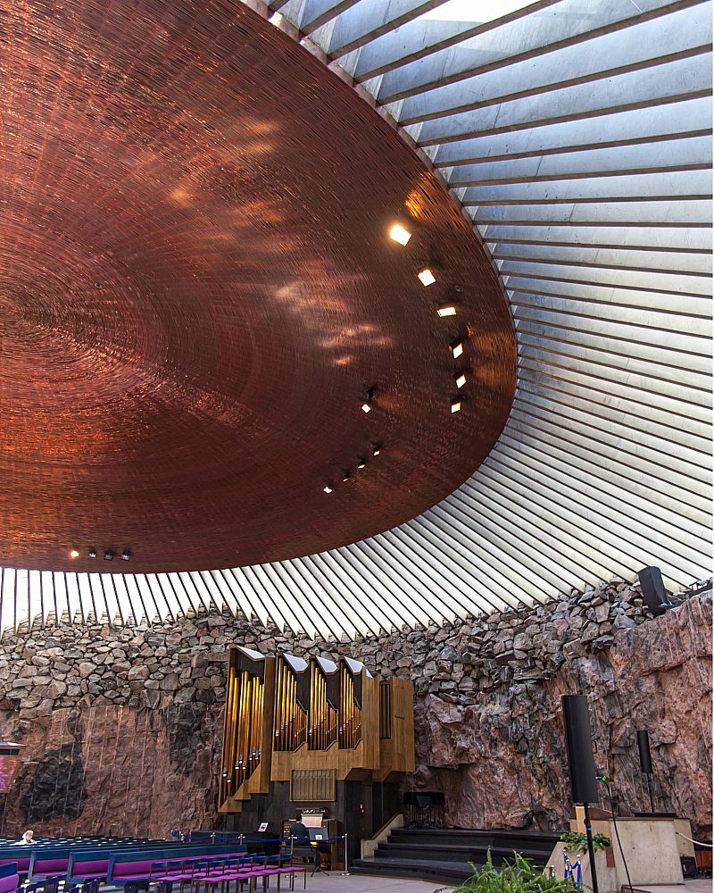 Temppeliaukio Church Helsinki Finland