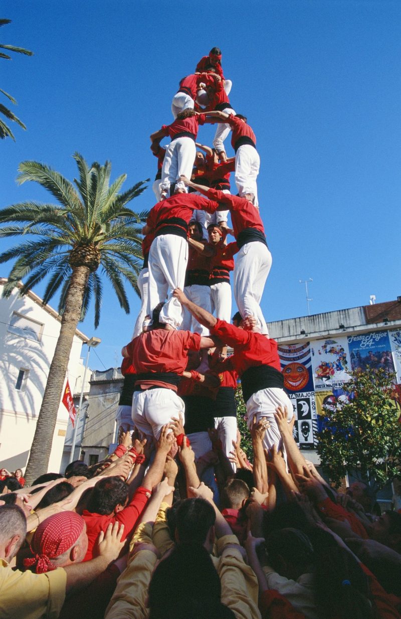 Castellers in Barcelona