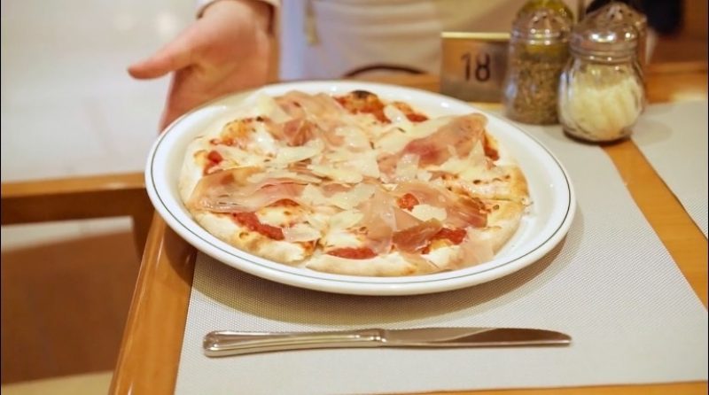 Pizza onboard Princess Cruises
