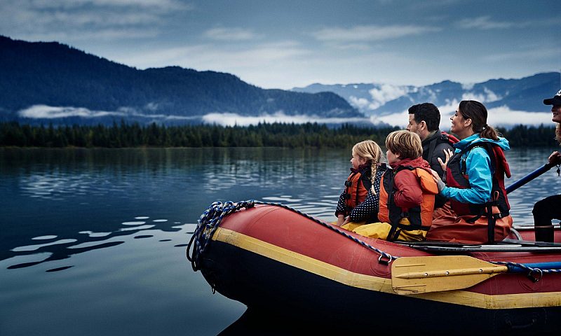 Alaska water adventure family