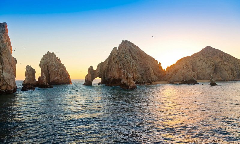 Sunset at Cabo San Lucas, Mexico