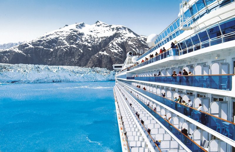 Princess ship in Glacier Bay