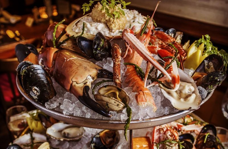 A seafood platter