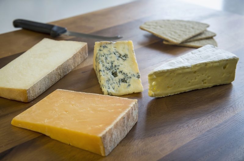 A selection of Scottish cheeses