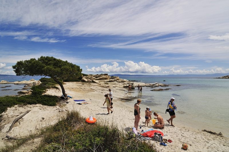 Karidi beach, Sithonia, Chalkidiki or Halkidiki, Greece