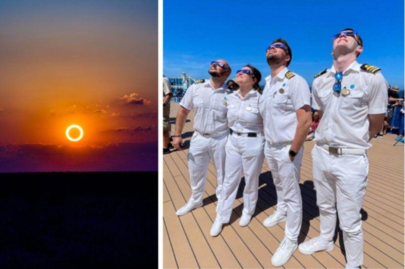 2026 solar eclipse on Princess cruise ship