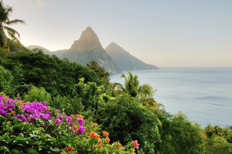 The Pitons in St. Lucia