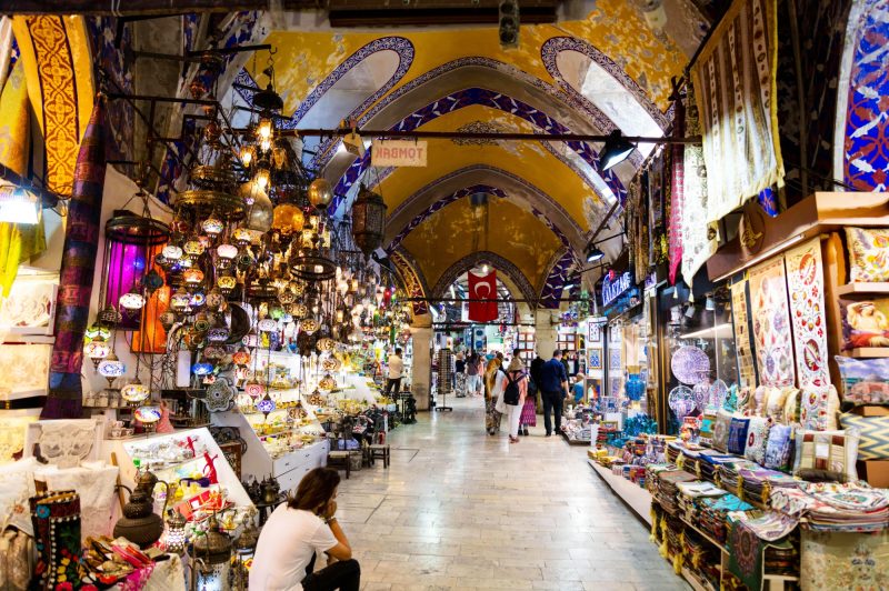 The Grand Bazaar in Istanbul