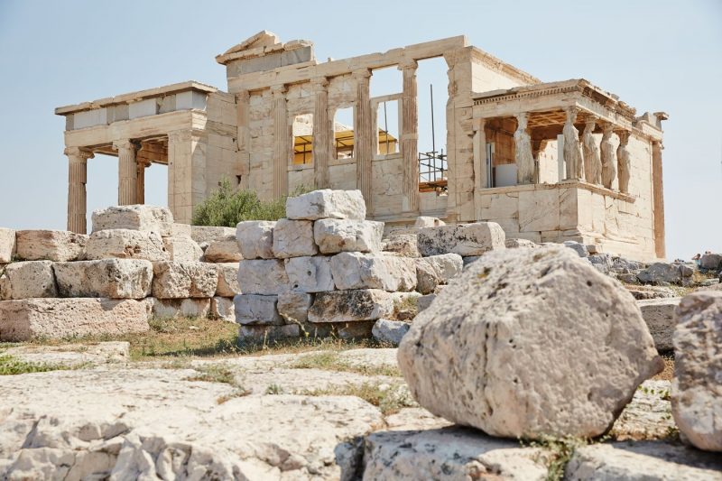 The acropolis in Athens