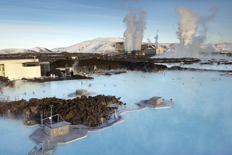 People in the Blue Lagoon