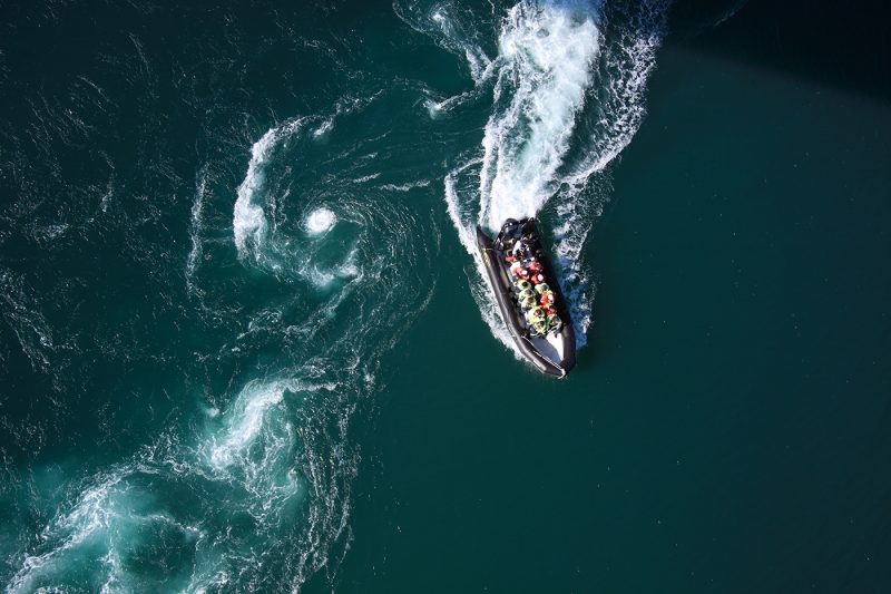 Saltstraumen whirlpool in Bodo