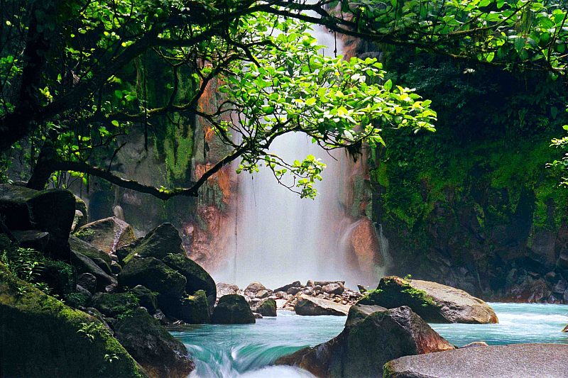 Celeste Falls Costa Rica
