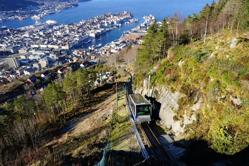 View of Bergen from Mount Floyen, Bergen