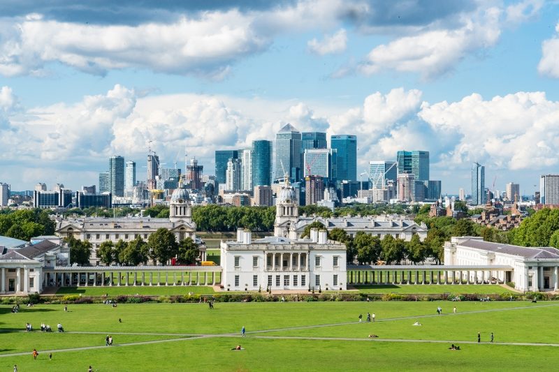 A view of Greenwich, London