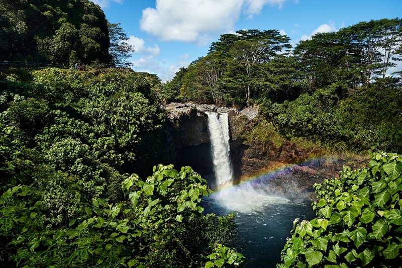 Hawaii Hike with Waterfall