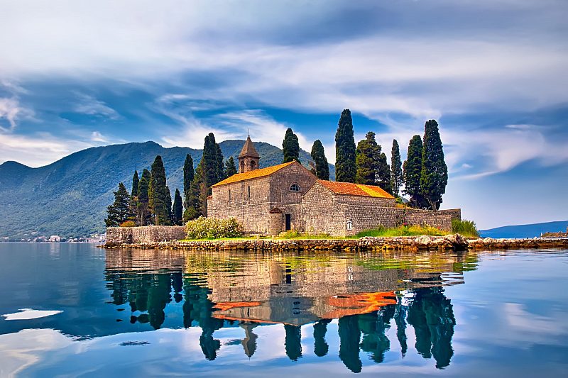 St George Island in Montenegro