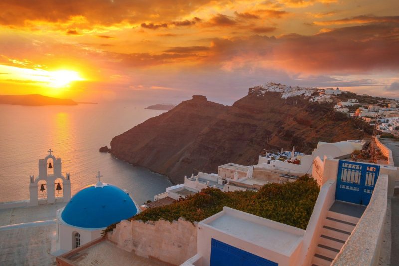 Santorini in Greece