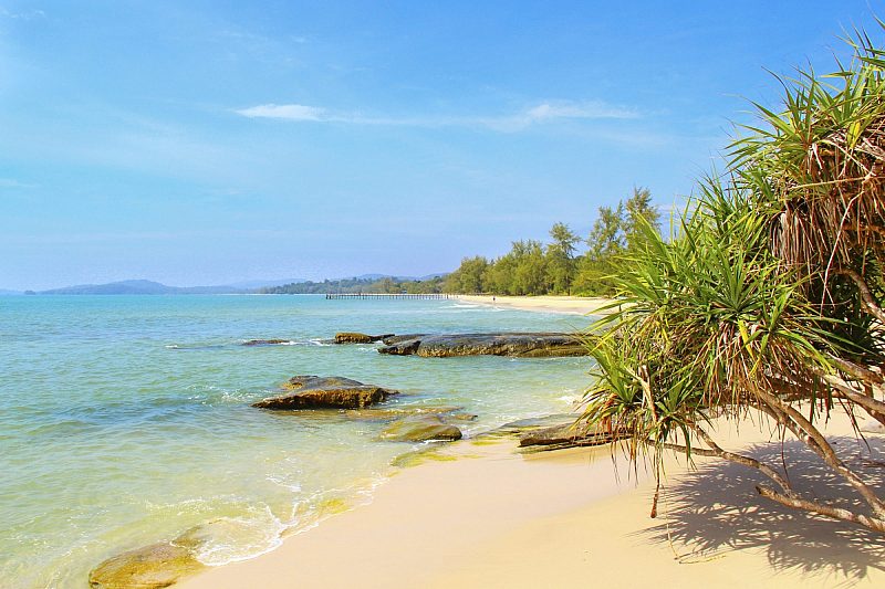 Beach in Sihanoukville, Cambodia