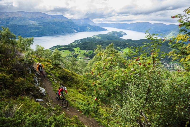 Mountain biking around Nordfjord
