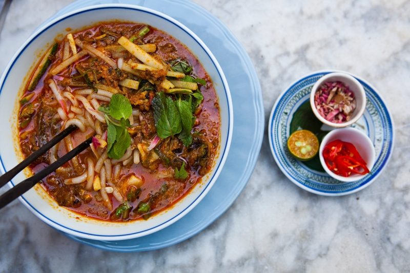 Bowl of Laksa in Penang