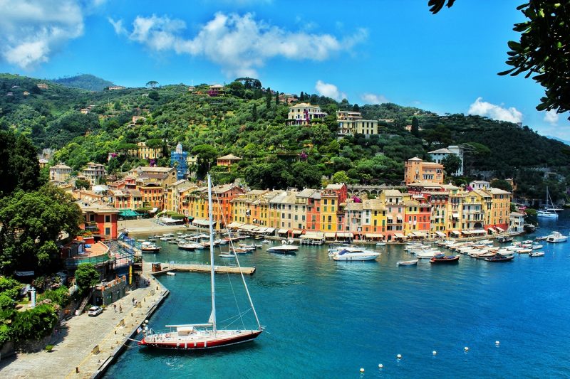 View of Portofino, Italy