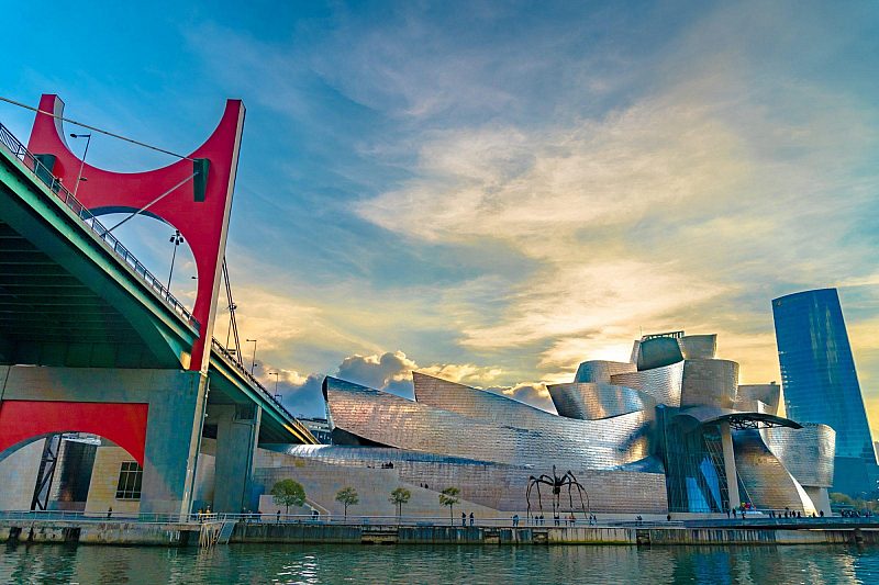 the Guggenheim Museum in Bilbao