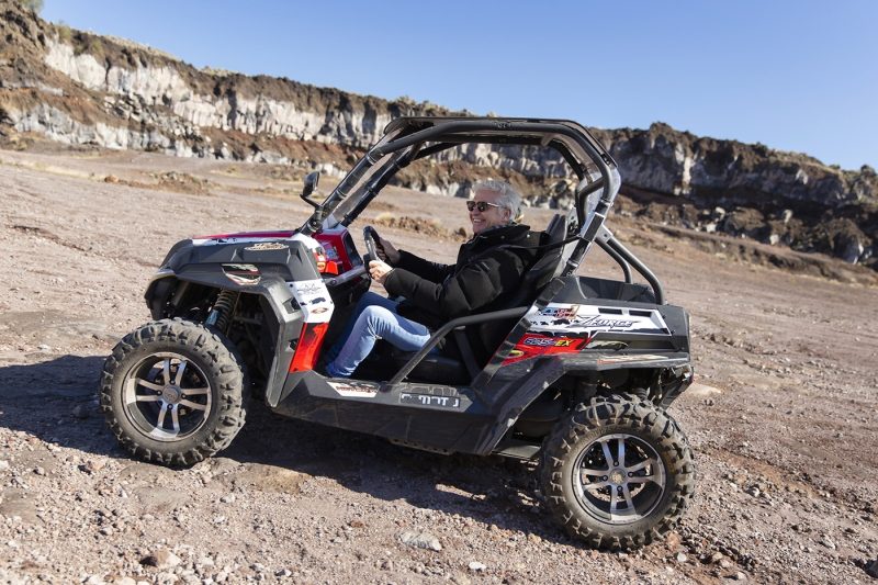 Phillip Going off-road on Mount Etna