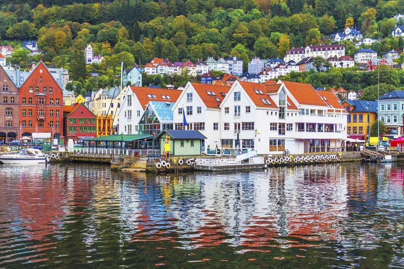 Sea front Norway Bergen