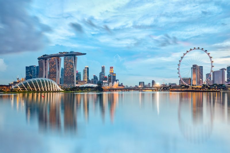 Singapore City skyline