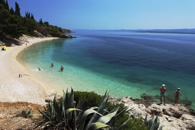 Beach in Split, Croatia