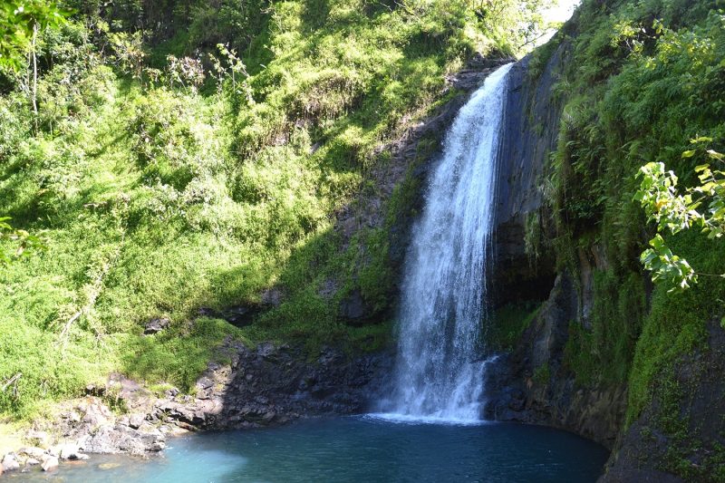 Waterfall in Tahiti