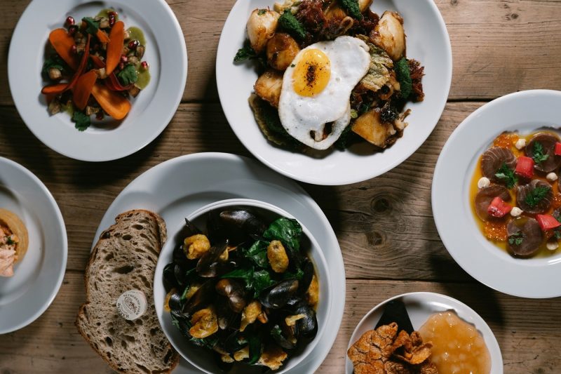 A selection of dishes from The Bridge Tavern in Newcastle