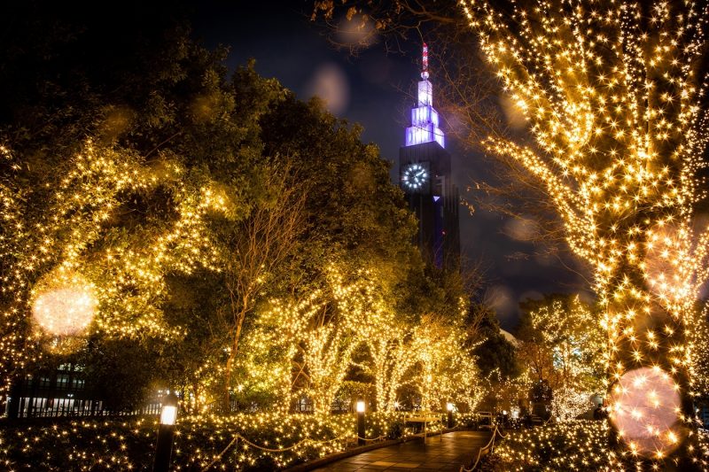 Winter lights in Tokyo