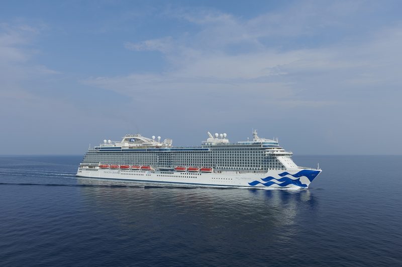 Sky Princess sea trial