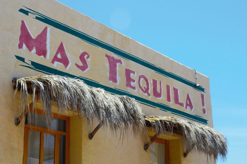 Tequila bar in Mexico