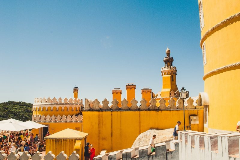 Colourful buildings of Sintra