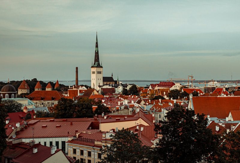 View of Tallinn rooftops