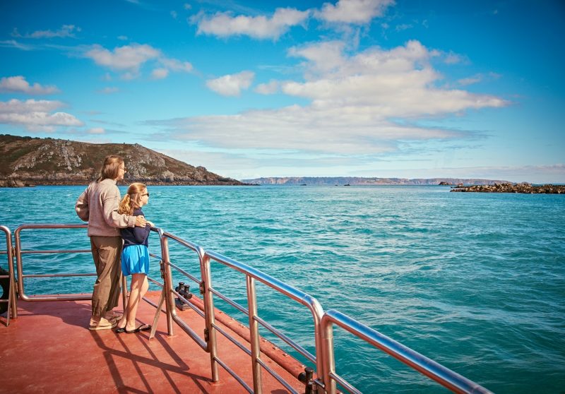 Getting the ferry to Herm Island