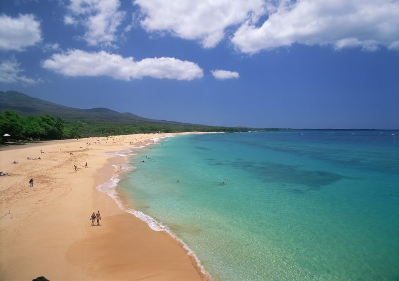 A beach in Maui, Hawaii