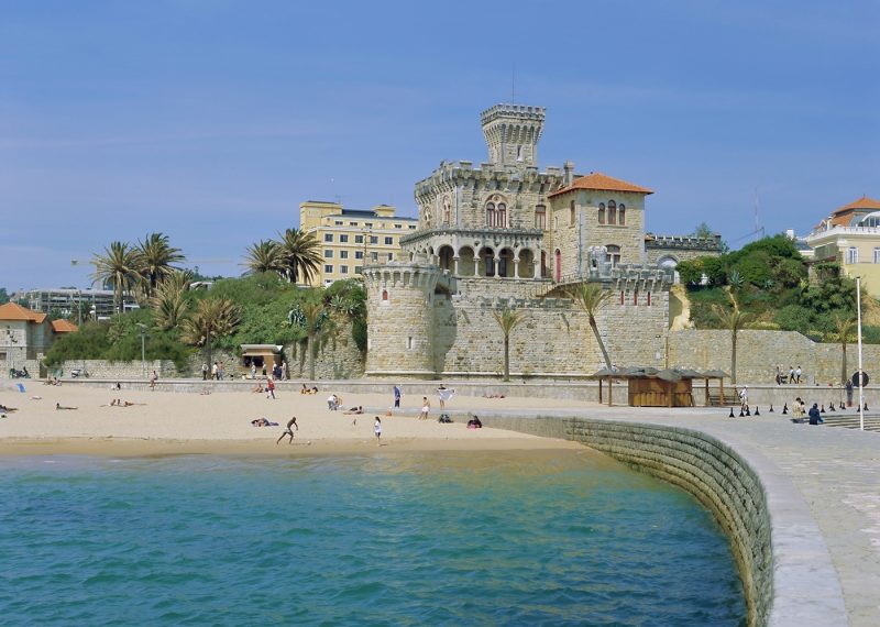 The beach, Estoril,Costa de Lisboa, Portugal