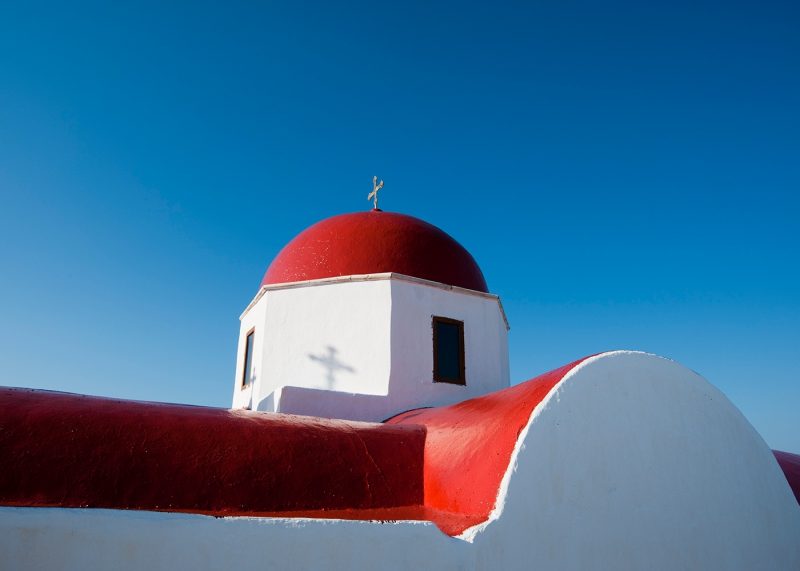 Panagia Tourliani Monastery roof