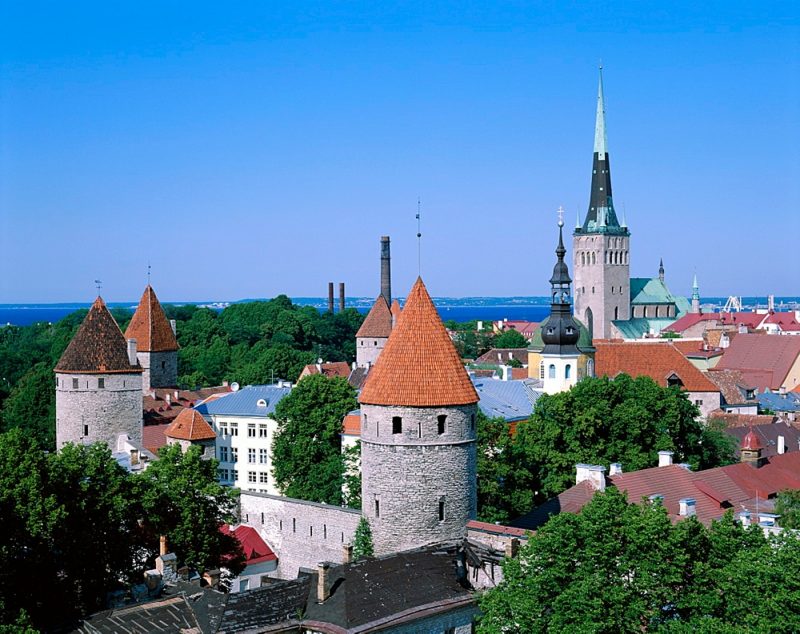 Tallinn Skyline Toompea