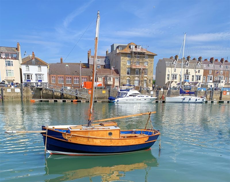 Boat in Weymouth harbour