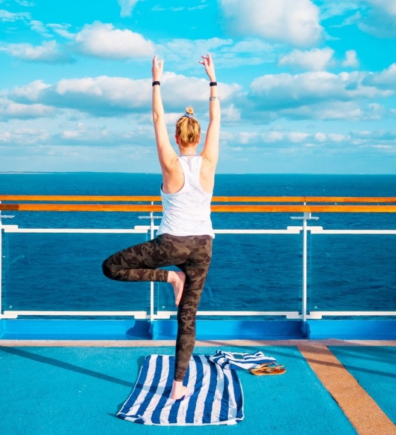 Yoga on deck