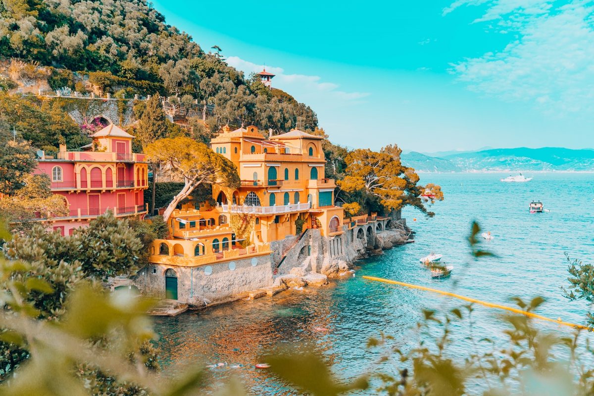 View of Portofino, Italy