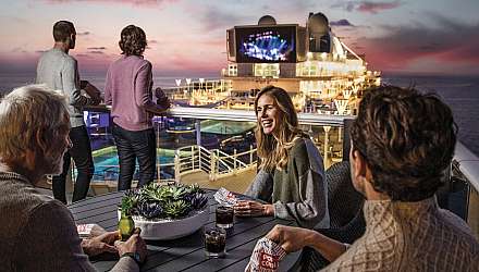 Movies Under the Stars onboard Sky Princess with Princess Cruises