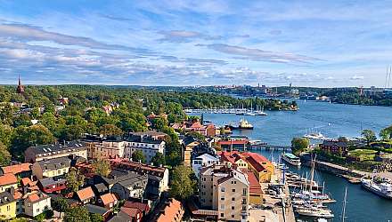 Aerial view of Stockholm